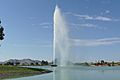 The fountain at full capacity.