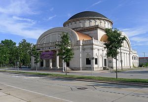 True Holiness Temple on Euclid Avenue, located on the border between Hough and Fairfax neighborhoods.