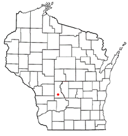 Location of the Town of Lindina, Wisconsin