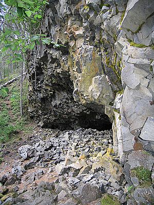 Wells Grey columnar basalt