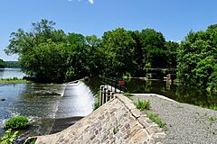 Wickecheoke Creek overflow, Prallsville, NJ