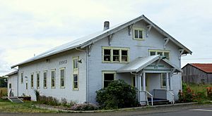 Brownsmead Grange diagonal - Brownsmead Oregon