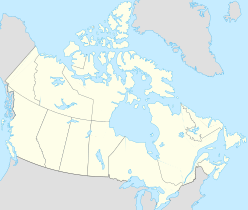 Map of the Northwest Territories in Canada, showing where the Tunnunik impact crater is located.