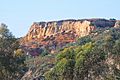 Cliffs in Coyote Hills, Fullerton, CA, seen from Ralph B. Clark Park