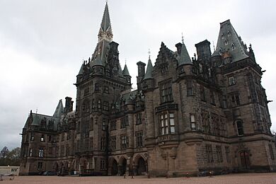 Fettes College from the south-east