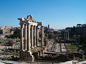 Foro romano tempio Saturno 09feb08 01