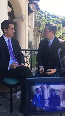 Guaidó entrevistado por VOA