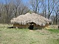 House at spiro mounds