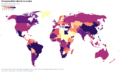 Living population density