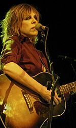 Lucinda Williams & guitar