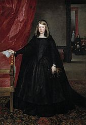 Margarita Teresa of Spain Mourningdress