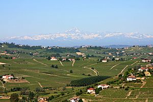 Monviso from San Marzano Oliveto