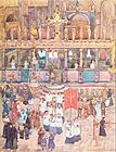 Prendergast Maurice Easter Procession St. Mark-s 1898