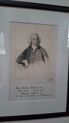 Print in Idmiston Church