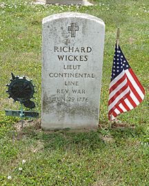 Richard Wickes Gravestone