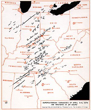 Super Outbreak Map