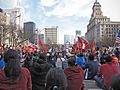 Tamil protest on University Avenue