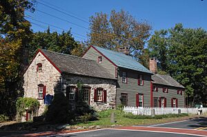 Old village store in Harbourton.