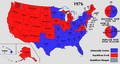 1976 Electoral College Map