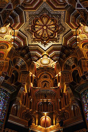 Arab Room Ceiling, Cardiff Castle