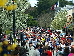 Boston Marathon 2010 in Wellesley