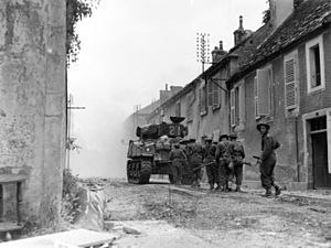 Canadian Advance Falaise Ruins