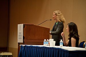 DNC Chair Rep. Debbie Wasserman Schultz speaks to College Democrats