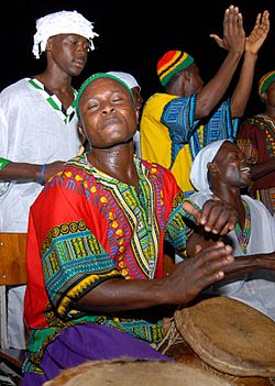 Dashiki and kufi (cropped)