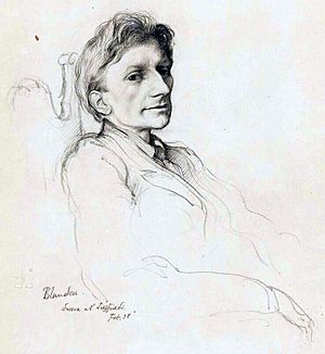 Edmund Blunden by Rex Whistler pencil, 1929