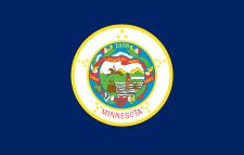 Flag of Minnesota (1957-1983)