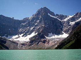 Howse Peak above Chephren Lake