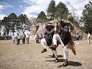 Iximche Masked Dancers