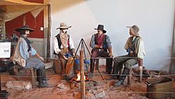 MVI 2960 Campfire scene at TX Cowboy Hall of Fame