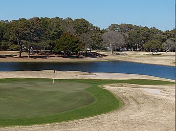 Oak Island Golf Club-18th Green