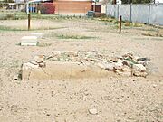 Phoenix-Crosscut Cemetery-1870-Vandalized grave