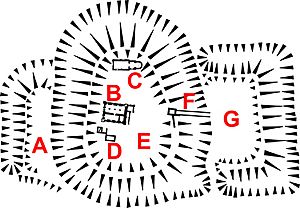 Plan of Castle Rising Castle