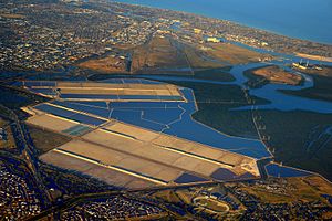 Port Adelaide aerial view