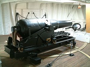 Rifled muzzle loader HMS Gannet