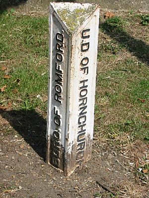 Romford hornchurch boundary marker