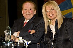 Sheldon y Miriam Adelson reciben Woodrow Wilson Awards