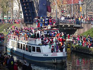 Sint-intocht-boot