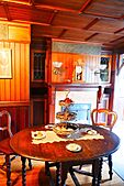 Small dining table at Winchester Mystery House