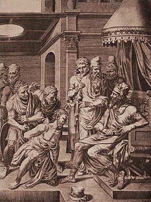 Syagrius brought before Clovis