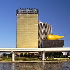 Asahi Breweries Headquarters (derivative image)