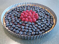 Blueberry tart