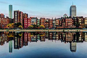 Boston Back Bay reflection