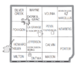 Cass County, MI census map