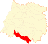 Location of the Parral commune in the Maule Region