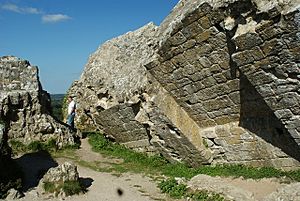 Corfe Castle Ruins, Dorset - geograph.org.uk - 1492352