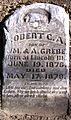 English-German tombstone in Texas